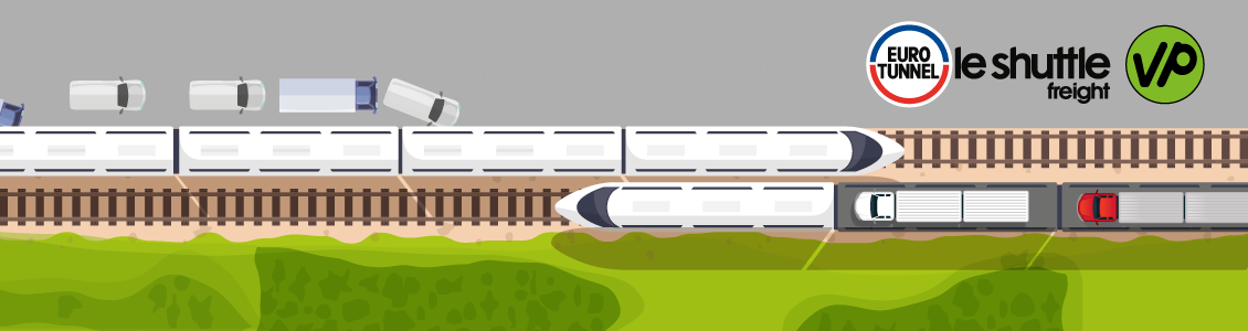 Eurotunnel Logo and Infographic Header