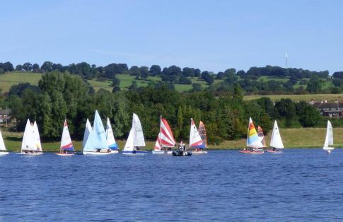 First day season 2017 at Sailfree Otley Sailing Club