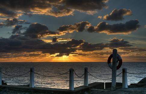 Irish Sea sunset